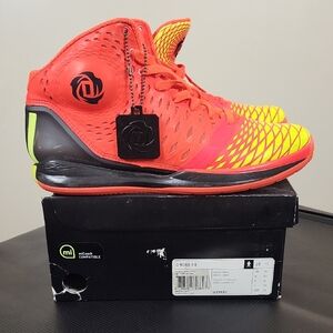 Men's Adidas D Rose 3.5 Infrared/Electricity/Black Basketball Shoe, ITB Sz 10